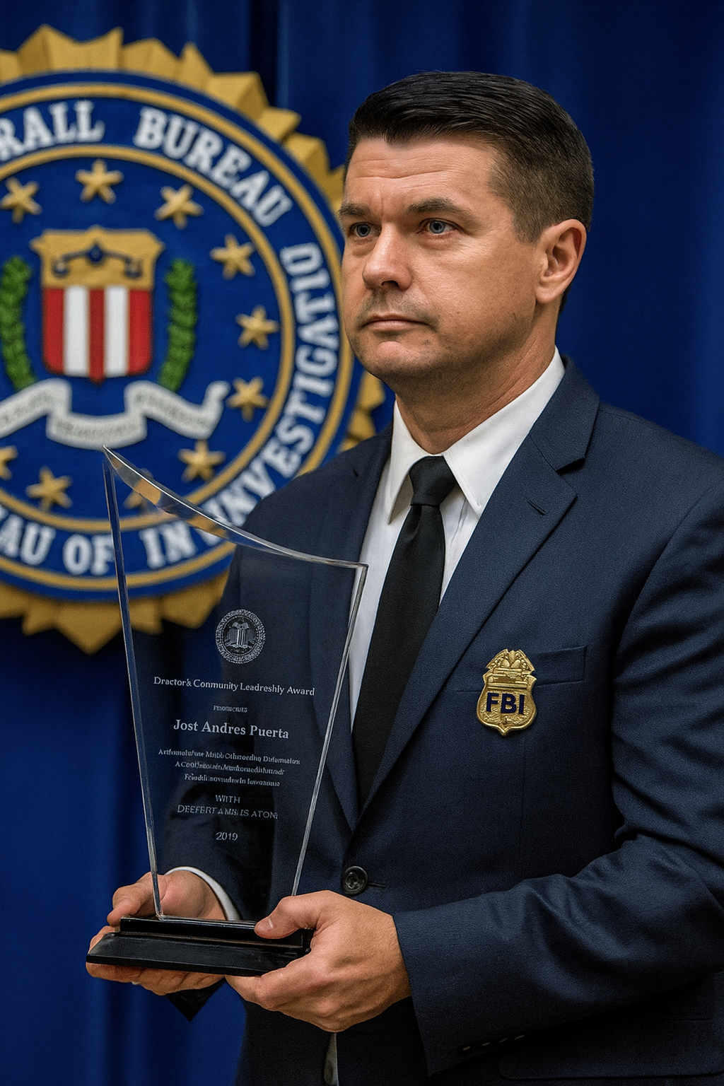 Frederick Jones FBI Award Ceremony